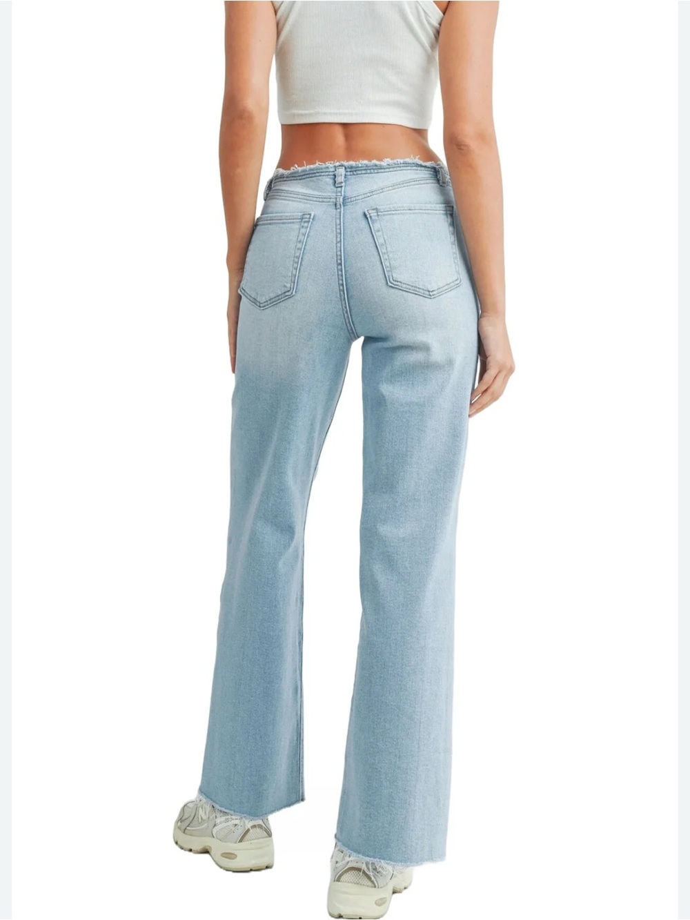 JBD Frayed Waistband Jeans Light Wash Size 29 NWT - Picture 2 of 9